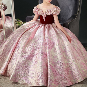 Red evening gown Affordable Luxury Retro fashion princess dress